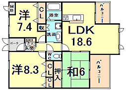 阪神本線 甲子園駅 徒歩15分