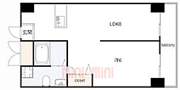 SENSE神戸西 1LDKの間取図画像