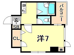 阪急神戸本線 春日野道駅 徒歩4分 4階/-