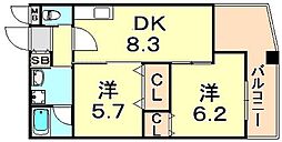 阪急神戸本線 春日野道駅 徒歩7分 2階/-