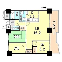 ラピタス31西宮 3LDKの間取図画像