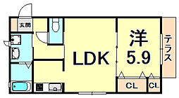 阪急今津線 仁川駅 徒歩3分