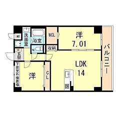 物件の間取り