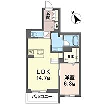 ラグレース ソルス 202 ｜ 埼玉県川越市六軒町１丁目（賃貸マンション1LDK・2階・54.17㎡） その2