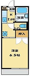 間取図画像 1K