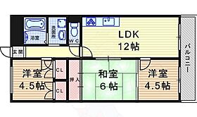 イマキタハイツ59  ｜ 兵庫県尼崎市額田町（賃貸マンション3LDK・3階・60.00㎡） その2