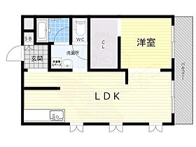 ルネット園田  ｜ 兵庫県尼崎市東園田町６丁目（賃貸マンション1LDK・2階・43.50㎡） その2