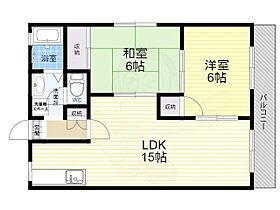 ファインハイツ園田  ｜ 兵庫県尼崎市東園田町１丁目（賃貸アパート2LDK・2階・48.00㎡） その2