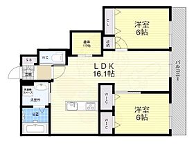 クレールメゾン東園田  ｜ 兵庫県尼崎市東園田町５丁目（賃貸マンション2LDK・3階・66.95㎡） その2