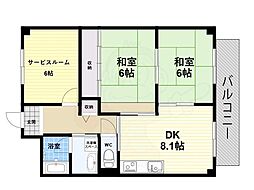 グランディール園田 3階