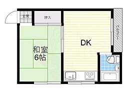 阪急神戸本線 神崎川駅 徒歩23分 2階/-