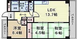 エクセルレジデンス 3LDKの間取図画像