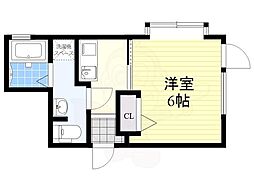 SHIKOKU103 ワンルームの間取図画像