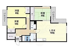 兵庫県尼崎市東園田町３丁目（賃貸マンション3LDK・4階・82.60㎡） その2