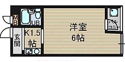 プリエールJR塚口駅前 1Kの間取図画像