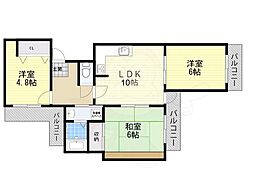 ファミールメゾン 3LDKの間取図画像