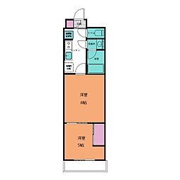 LIVCITY成増ミュジオ弐番館 2Kの間取図画像