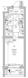 dips成増 1Kの間取図画像