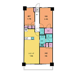 コンフォリア成増グリーンサイド 2SLDKの間取図画像