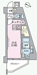 ARKMARK成増 ワンルームの間取図画像
