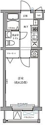 エスパシオ西高島平 1Kの間取図画像