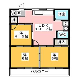 間取図画像 3LDK