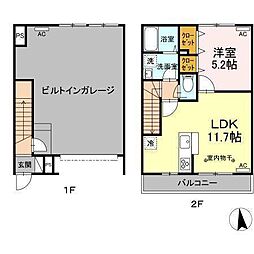 Pit in大泉学園 105 1階1LDKの間取り