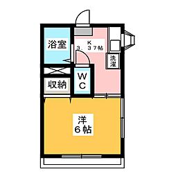 間取図画像 1K