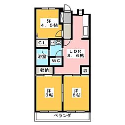 ルミエール 3LDKの間取図画像