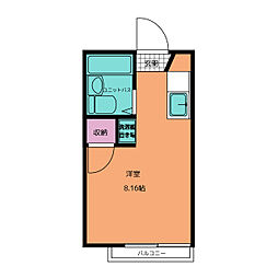 メゾン曙 ワンルームの間取図画像