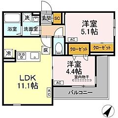 物件の間取り