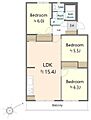 朝霞溝沼住宅2号棟5階12.9万円