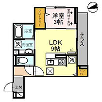 Ｄ－ＲＥＳＩＤＥＮＣＥ仙波町  ｜ 埼玉県川越市仙波町２丁目（賃貸アパート1LDK・1階・32.90㎡） その2