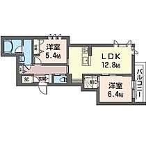 プロシード 206号室 ｜ 埼玉県川越市砂新田２丁目8-1（賃貸マンション2LDK・2階・61.05㎡） その2