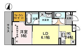 ＯＮＡＲＩＧＯＴＥＮーＤ  ｜ 埼玉県川越市富士見町（賃貸アパート1LDK・1階・38.80㎡） その2