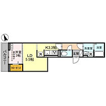 D-Sereno川越新宿町  ｜ 埼玉県川越市新宿町３丁目（賃貸アパート1LDK・2階・32.14㎡） その2