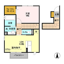 間取図画像 1LDK