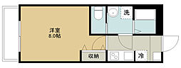 (仮称)仙波町2丁目新築アパート 1Kの間取図画像