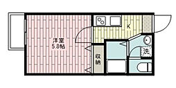 RMK川越 1Kの間取図画像