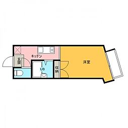 サウスヒル川越 1Kの間取図画像