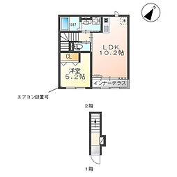 間取図画像 1LDK