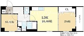 京都府京都市中京区堀川通夷川下る九町目（賃貸マンション1SLDK・1階・52.08㎡） その2