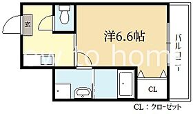 LUCIAZ一乗寺 203 ｜ 京都府京都市左京区一乗寺中ノ田町68（賃貸マンション1K・2階・21.67㎡） その2