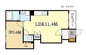 京都府京都市左京区岩倉幡枝町（賃貸アパート1LDK・1階・40.57㎡） その2