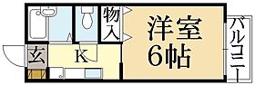 セジュール深泥池  ｜ 京都府京都市北区上賀茂深泥池町（賃貸アパート1K・2階・20.03㎡） その2