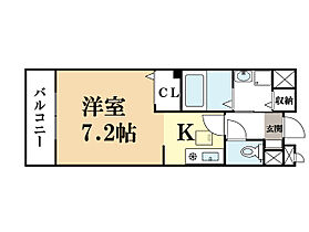 ジュネス  ｜ 京都府京田辺市田辺深田（賃貸アパート1K・2階・25.25㎡） その2