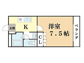 ベルグラース  ｜ 京都府木津川市木津清水（賃貸マンション1K・1階・24.79㎡） その2