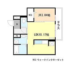 D-room松井山手南  ｜ 京都府京田辺市薪西窪（賃貸アパート1LDK・1階・34.39㎡） その2