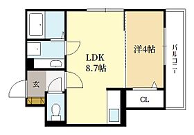 メゾン・ド・ミエ 101 ｜ 京都府京田辺市三山木中央３丁目6-4（賃貸アパート1LDK・1階・32.76㎡） その2