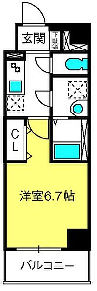 アーバンパーク北浦和 ｜埼玉県さいたま市浦和区北浦和1丁目(賃貸マンション1K・9階・24.15㎡)の写真 その2